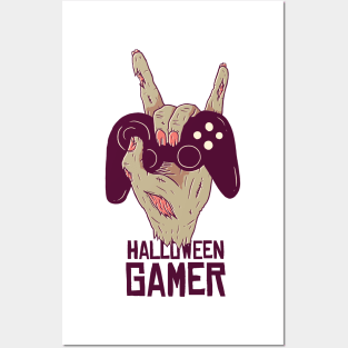 Halloween Gamer Posters and Art